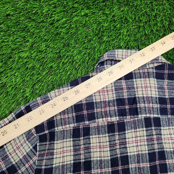 Vintage Northwest-Territory Tartan Plaid Button Shirt Small 19x27 80s 90s - Picture 5 of 10